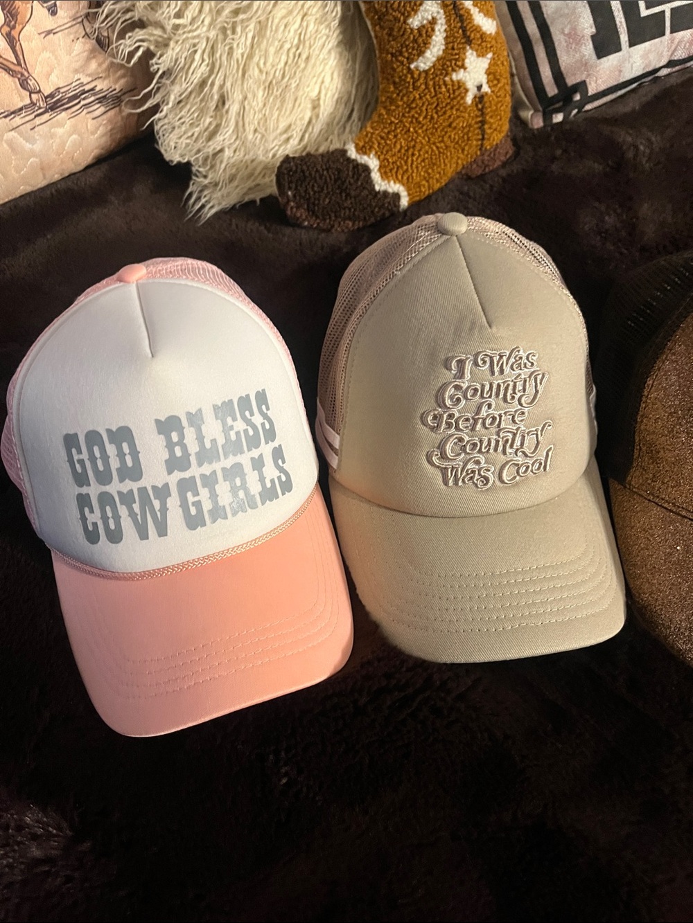 4 cowgirl ball caps - Picture 2 of 10